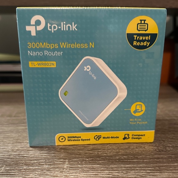 TP-Link Light Blue Nano Router - Picture 1 of 4